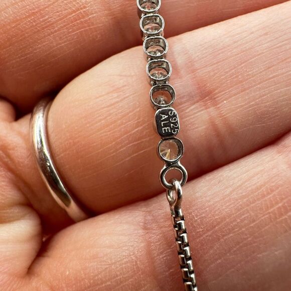 Pandora Rhinestone and adjustable tennis bracelet! - Picture 12 of 13